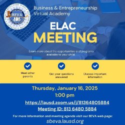 ELAC Parent Meeting Post